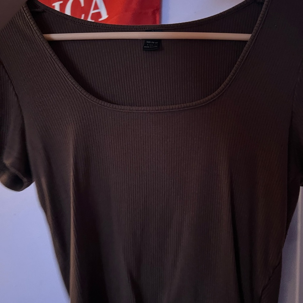 Brown shirt